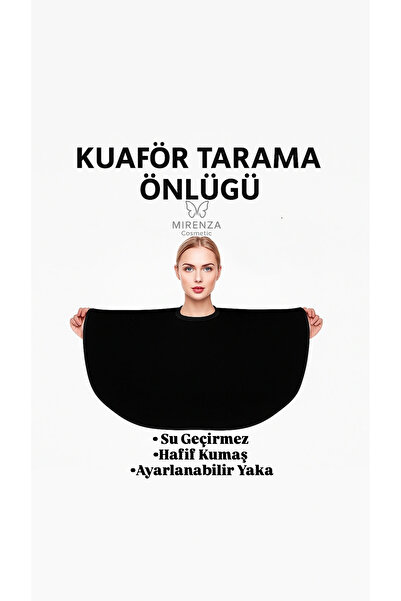 Genel Markalar Kuaför Tarama Önlüğü Su Geçirmez Hafif Kumaş Ayarlanabilir Yaka Saç Kesim Boya Örtüsü