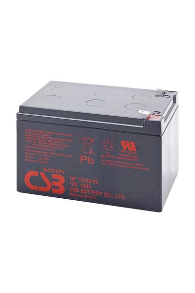 3 Baterie CSB Baterie 12V 12Ah F2 Pb | GP12120