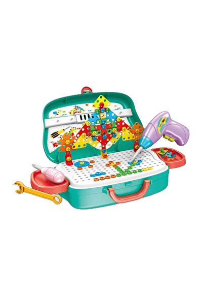 rexa مجموعة ألعاب البناء والحفر الكهربائي للأطفال - تصميم إبداعي STEM للأولاد...