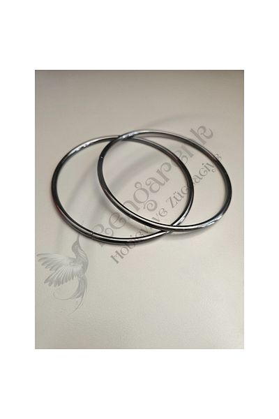 RENGARENK Round Metal Bag Handle 12cm Diameter