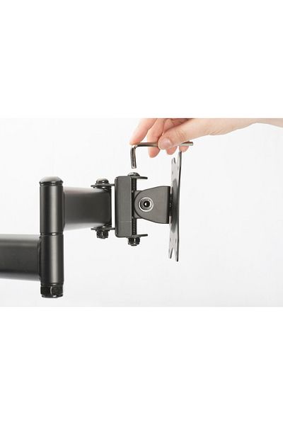 Digitus Black Desk Mount, Adjustable, VESA Compatible