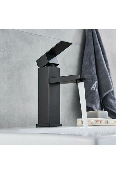ZEQAS Faucet for Sink/Bathtub, Smart Faucet with Digital Display, Touch Water Temperature Control, B