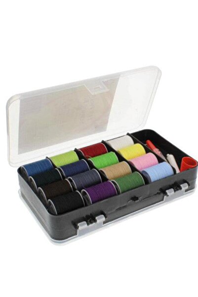 DUCK HOBY 115 Parça Dikiş Seti Ev Seyahat Dikiş Aracı Makas, İplik, İğne, Mezura, Düğmeler Çeyiz Taşınabilir