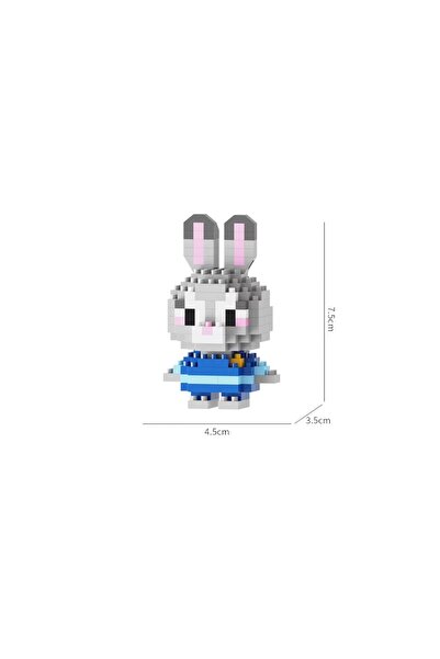Bricks | Pinkyday | Judy Hopps – Sürpriz Hediyeli 3D Yapboz Mini Blok Seti – ...