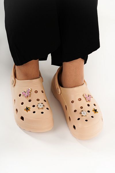 Babetty Orthopedic High Sole Hospital Nurse Doctor Sea Beach Pool Slippers with Stone Massage Sole