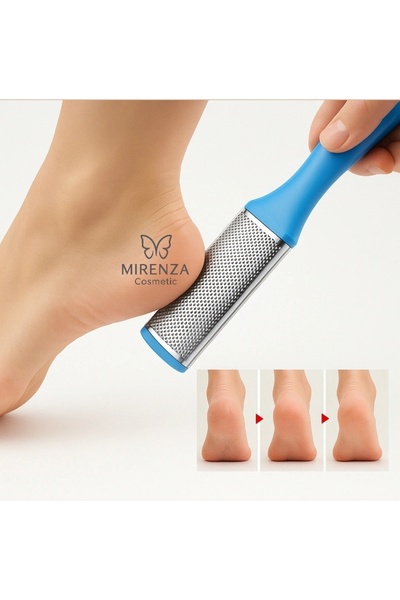 Genel Markalar Çift Taraflı Topuk Törpüsü Mavi Solingen Ölü Deri Temizleyici Topuk Rendesi