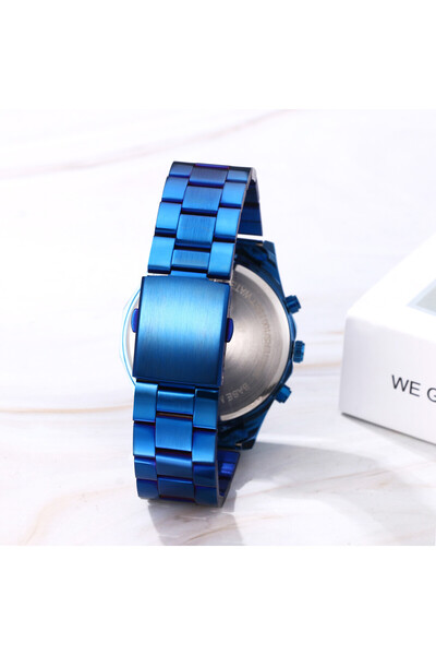 Cyber BINBOND Fashion New Men Watch Quartz Stainless Steel Luxury Wristwatch with Date Business Casual