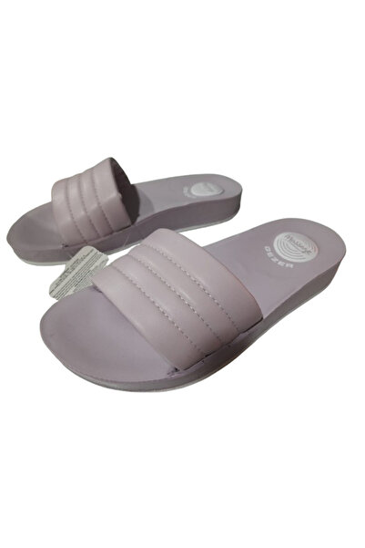 GEZER Kadın Lila Önü Açık Banyo Bahçe Terliği