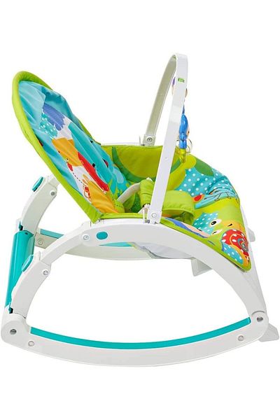 rexa Rainforest Newborn-to-Toddler Portable Rocker – Multi-Stage Baby Chair (13.46 x 60.96 x 44.45 cm)