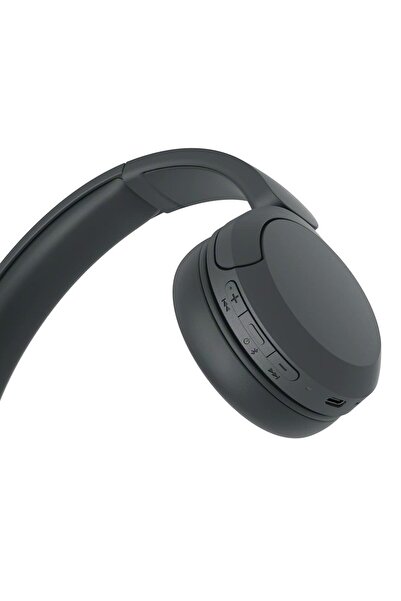 Sony سماعات رأس لاسلكية مع ميكروفون، أسود، WH-CH520