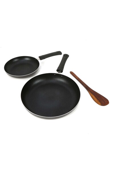 Chefline Aluminium Fry Pan Set with Turner, 2 pcs, 20 cm + 26 cm 1942222