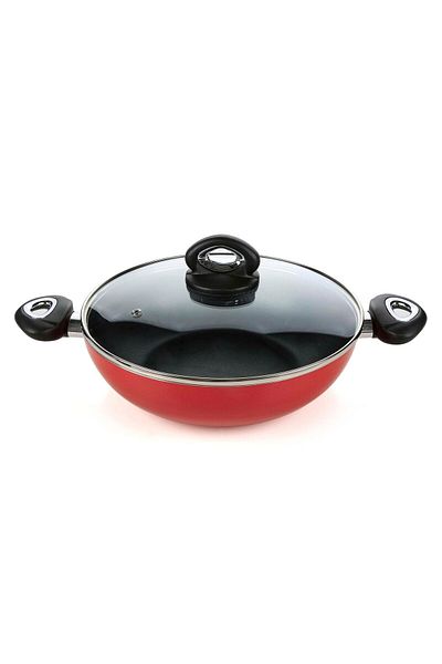Chefline مقلاة ووك غير لاصقة من دي إتش، 28 سم، XWP28R-2H 835824