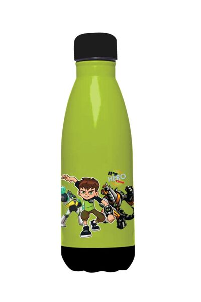 TSUMAB Ben 10 Stainless Steel Water Bottle – 500ml, Green