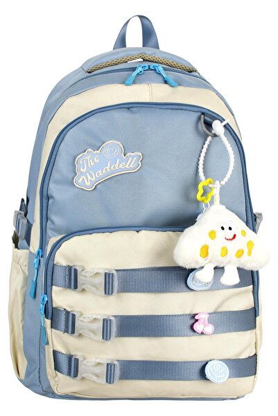 Waddell حقيبة ظهر كاجوال من سلسلة Twill مع حجرة للكمبيوتر المحمول وعمود وحقيبة ظهر مدرسية مع لعبة قطيفة كهدية