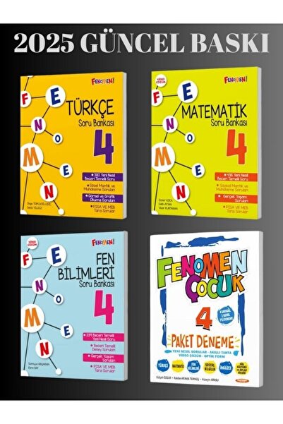 Fenomen Yayıncılık FENOMEN ÇOCUK 4.SINIF SET 1