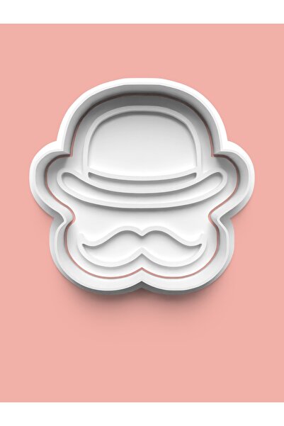 AKTASTORE قالب بسكويت رجل ذو لحية وقالب عجينة السكر