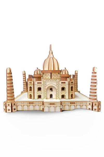 ALGWOOD 3D Wooden Puzzle Taj Mahal - 180 Pieces 3D Laser Cut Puzzle - 3D Architecture Model