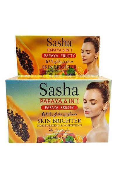 SASHA Papaya & Fruit Soap 6 in 1 for Skin - 135g