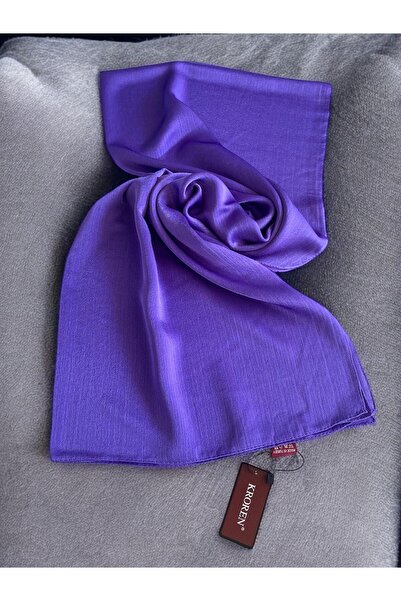 KROREN Jan Jan Eflatun Solid Color Shawl 7301-1067