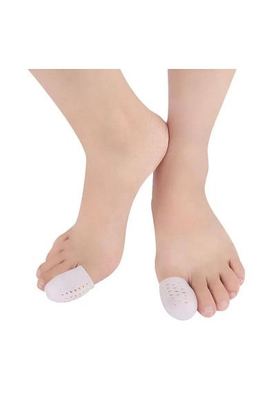 jetfast 1 Pair Perforated Silicone Hand Foot Finger Deformity Protector 4 cm
