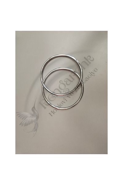 RENGARENK Round Metal Bag Handle 10cm Diameter