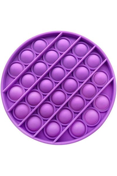 Generic Push Pop Bubble Fidget Sensory Toy - for Autism, Stress, Anxiety - Kids and Adults (Purple)