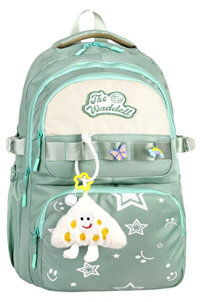 Waddell Rucsac casual din twill rezistent la apa cu compartiment pentru lapto...