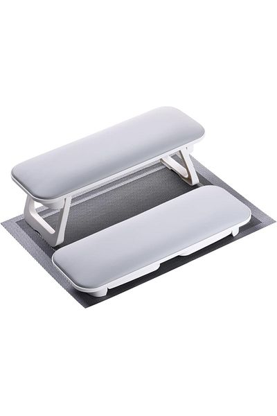mirenza cosmetic Foldable Ergonomic Manicure Table and Bottom Mat - Manicure Pillow