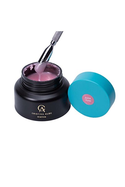 Cristina Albu Brand Gel de constructie autonivelant rainbow, Astral Rose, 30g