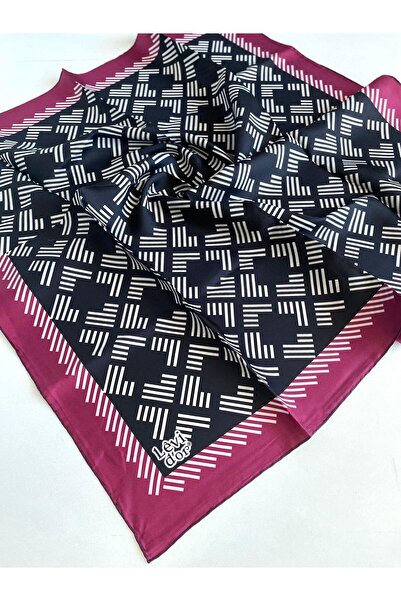 Levidor Tivil Pure Silk Scarf 49402 Μαύρο Μικτό Σχέδιο