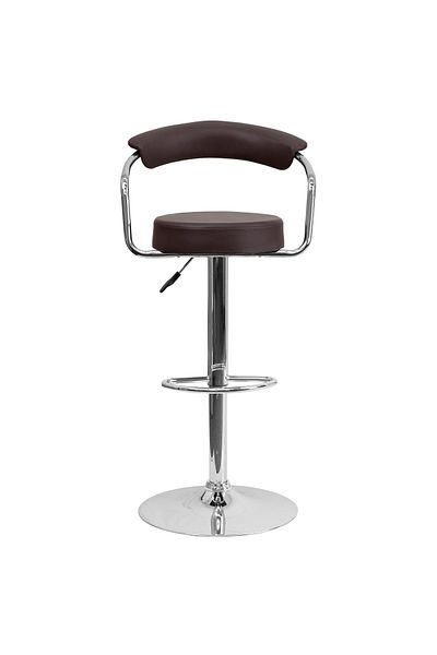 rexa Adjustable Bar Stool – Modern Swivel Stool with Height Adjustment (19.5" W x 19.5" D x 34–42.25" H)