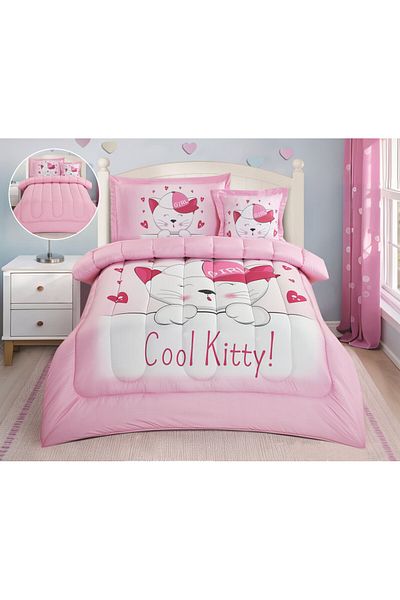 HOURS Horse Kids Modern Graphic Quilt Set 4 Pieces