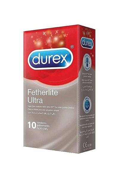 Durex Feather Light Ultra latex , 10 Pieces