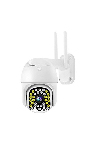 divendi-ro Mini CCTV IP PTZ WiFi 2.5 CCTV IP PTZ surveillance camera, wireless, infrared, rotation 355°, white