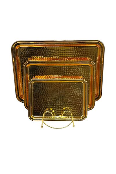 ALMASA Gold serving tray set
