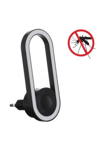 OEM Night Lamp & Device 2 in 1 Oval Black 0.5 W - Warm White