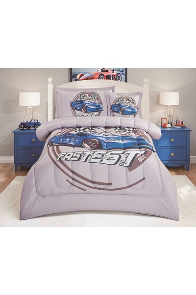 HOURS Horse Kids Modern Graphic Quilt Set 4 Pieces
