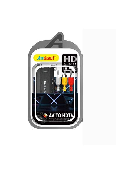 divendi-ro Video AV to HDTV Video AV to HDTV Converter model with 3 RCA
