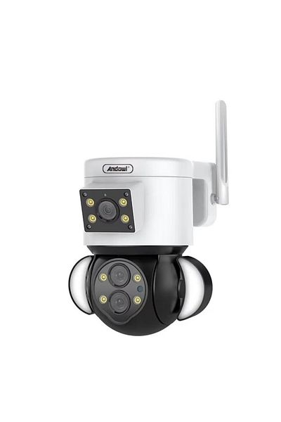 divendi-ro 4K HD Surveillance Camera SX921, 10X Zoom, 4MP, Motion Sensor, IP65, black and white