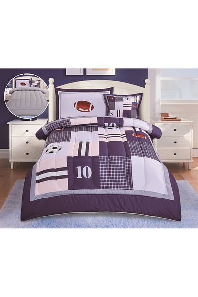 HOURS Horse Kids Modern Graphic Quilt Set 4 Pieces