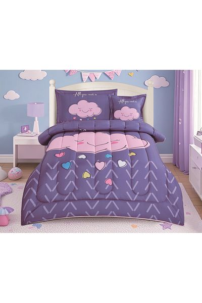HOURS Horse Kids Modern Graphic Quilt Set 4 Pieces