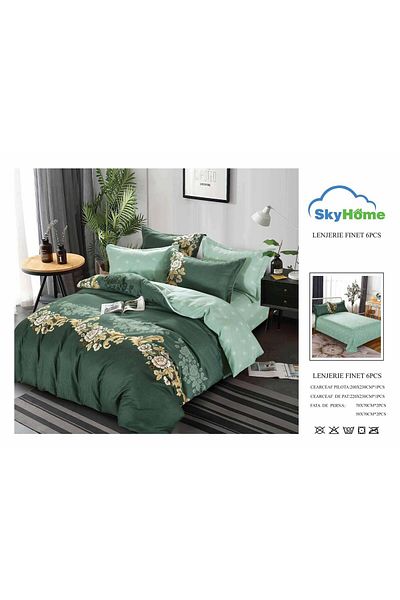 Sky Home Double bed linen set 6 pieces