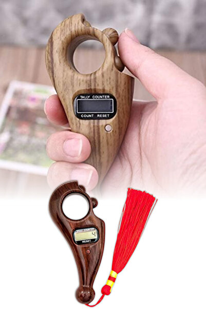 omilife Model de zikră digitală, contor de zikră cu inserție prin degete, cu ...