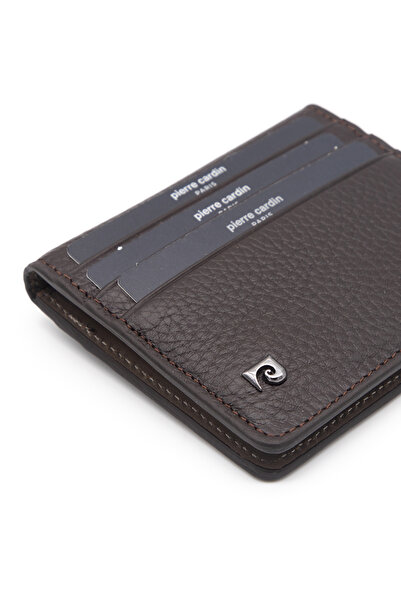 Pierre Cardin Brown-Mink Men's Leather Wallet 0205K6V