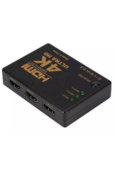 divendi-ro HDMI splitter for consoles/DVD or Blue-Ray players/TV/monitor - Black