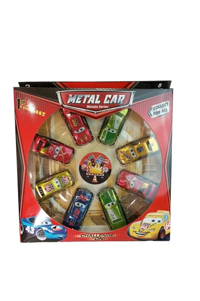 ATABY 8-Piece Small Metal Cars Lightning