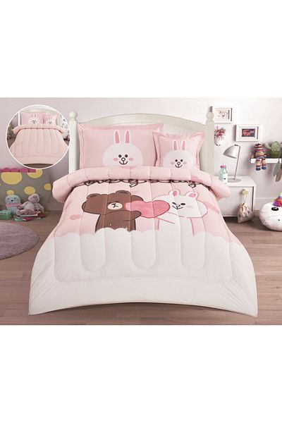 HOURS Horse Kids Modern Graphic Quilt Set 4 Pieces