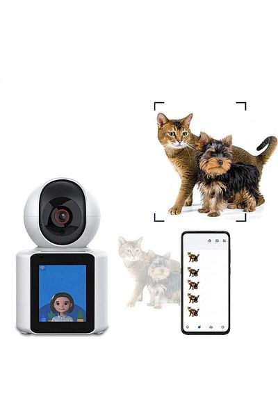 divendi-ro Baby monitor surveillance camera with 2.8" HD display, IR, bluetooth, WiFi, motion and cry detection