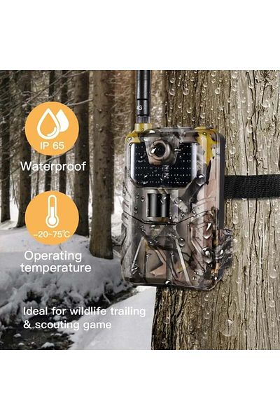 divendi-ro Hunting camera, with PIR sensor, Full HD, 20MP, IP65, IR 20m, camouflage