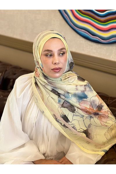 Modakaşmir Pastelia Pattern Lina Shawl
